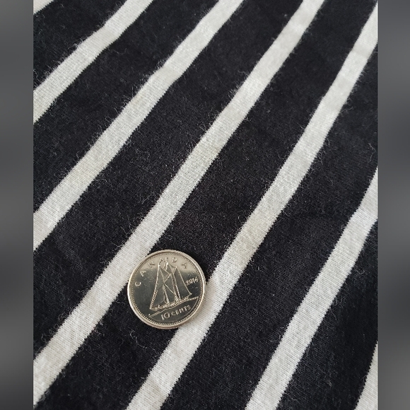 T-shirt Striped Black and White Pencil Skirt - Picture 3 of 4